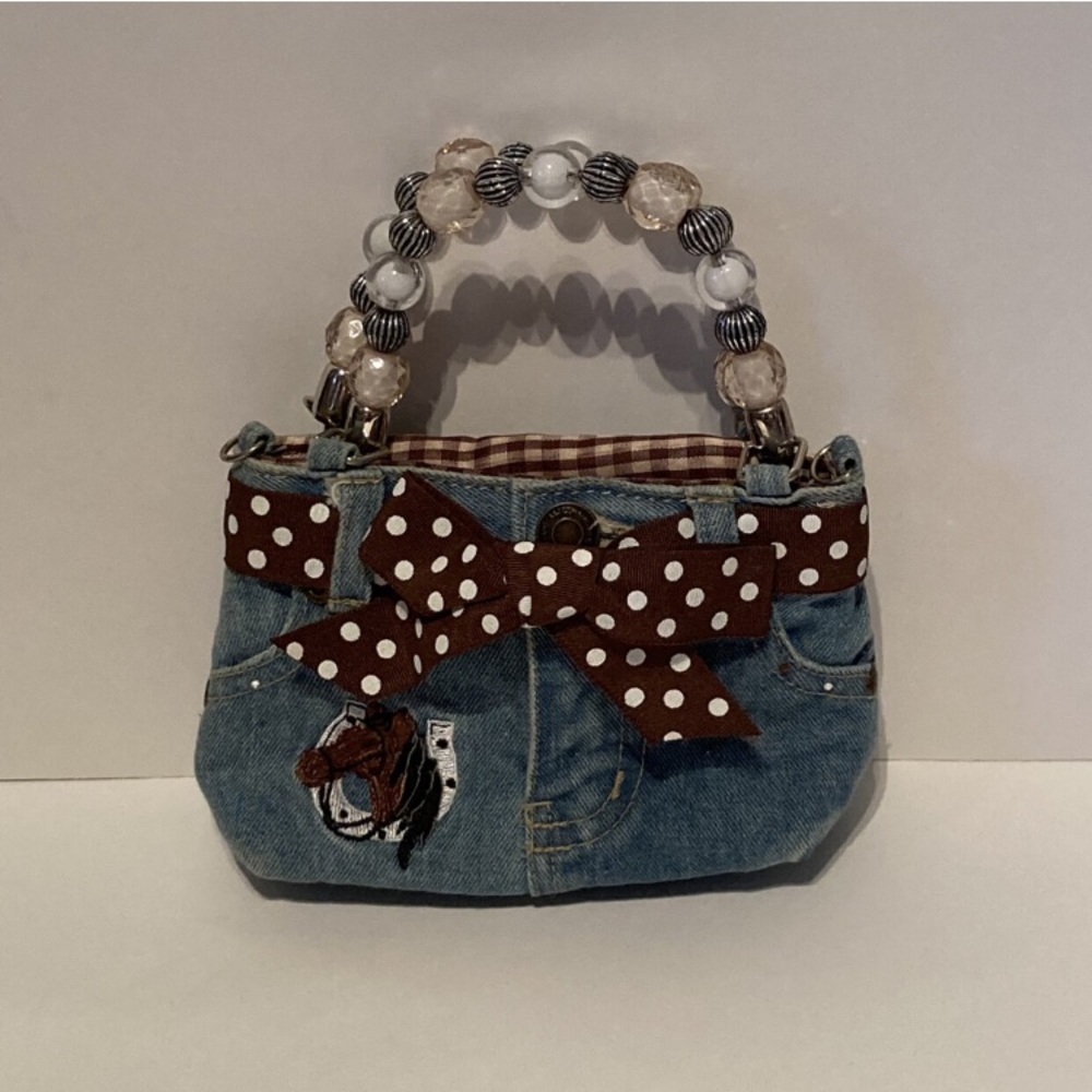 Denim Horse Handbag.